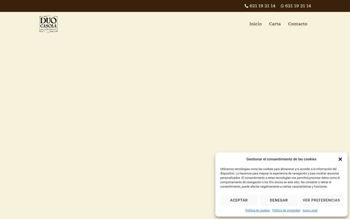 Screenshot of duocasola.com