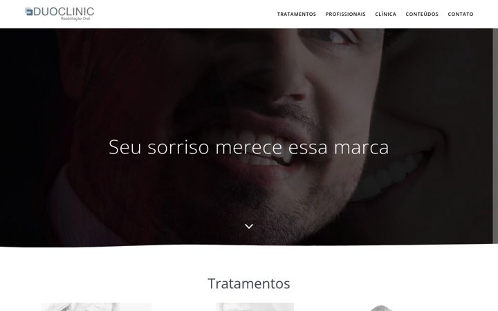 Skärmbild av duoclinic.com.br