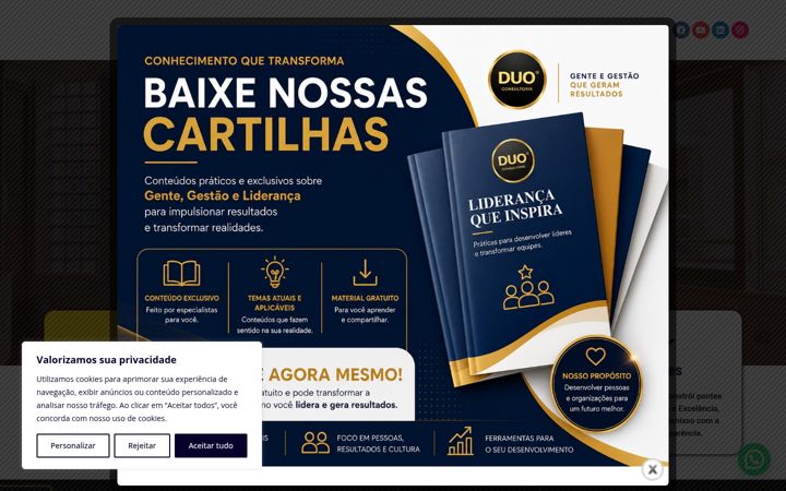Skärmbild av duoconsultoriadc.com.br