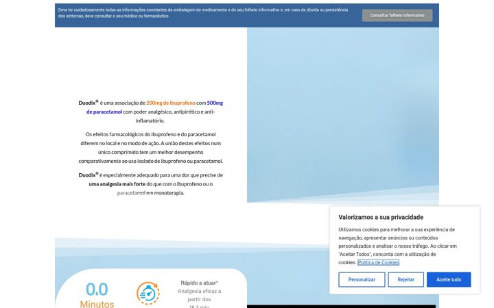 Ekraanipilt saidist duodix.pt