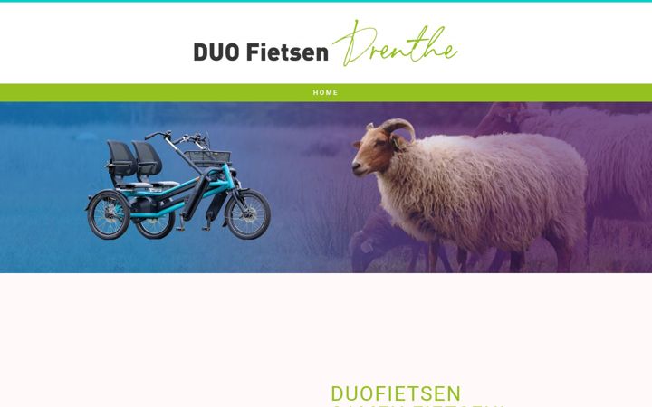 Ekrano kopija duofietsen-drenthe.nl