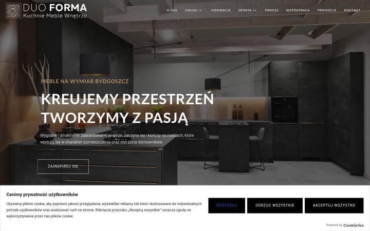 Captura de ecrã de duoforma.pl