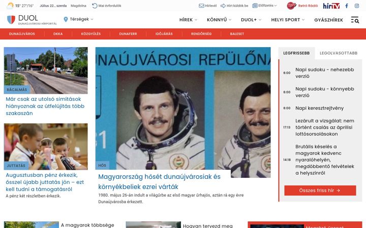 Képernyőkép: duol.hu