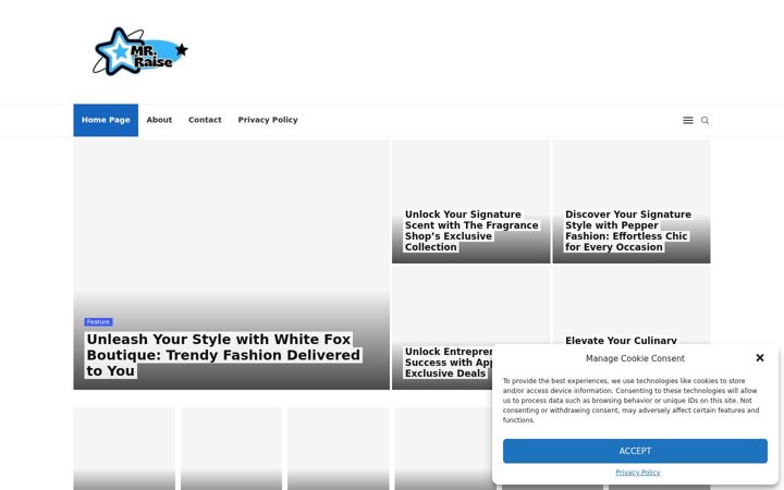 Screenshot of duoleraise.com