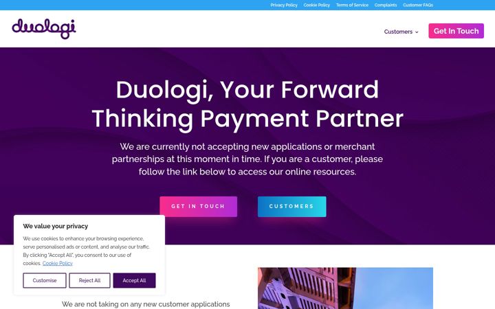 Screenshot of duologi.com
