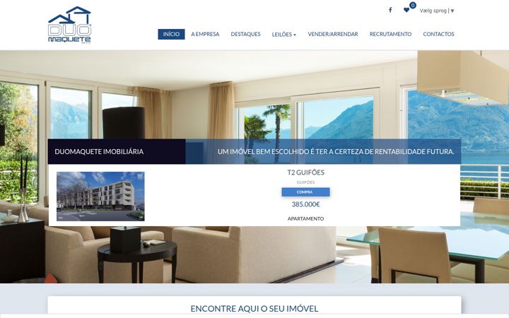 Screenshot of duomaquete.com