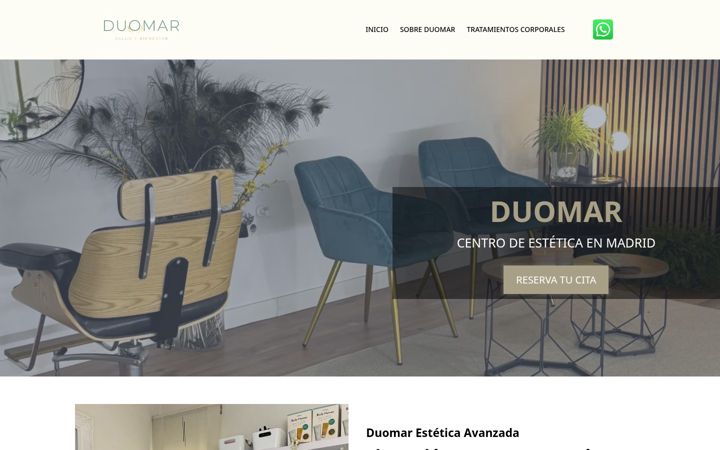 Screenshot of duomarsaludybienestar.com