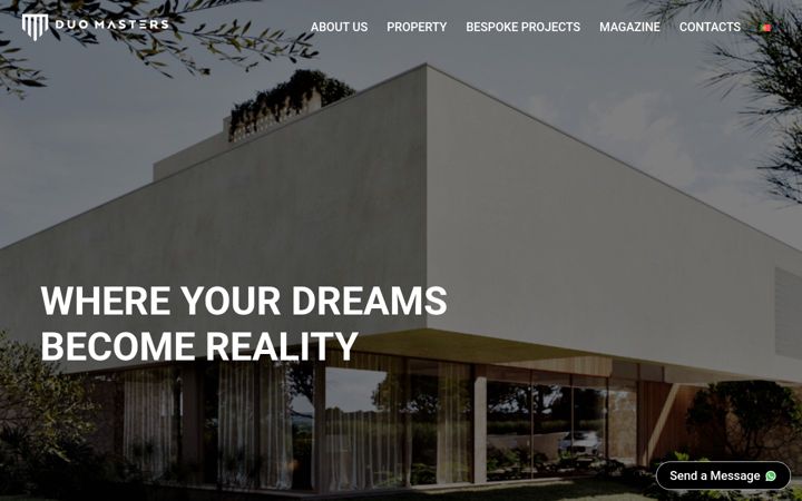 Screenshot of duomasters.com