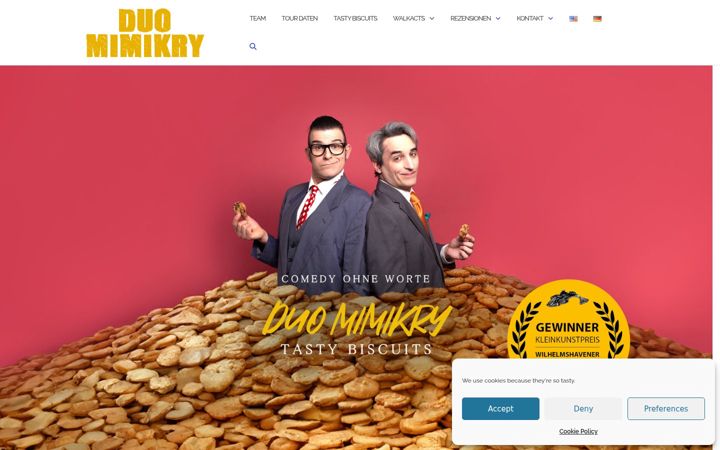 Screenshot of duomimikry.de