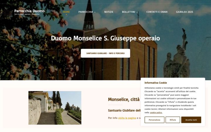 Screenshot of duomomonselice.com