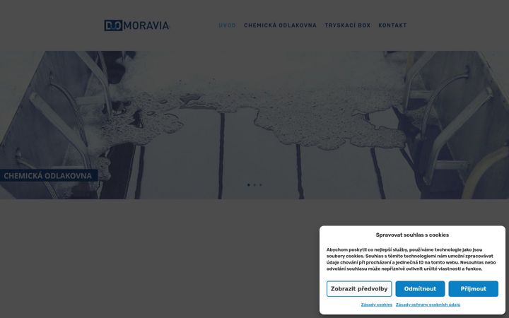 Screenshot του duomoravia.cz