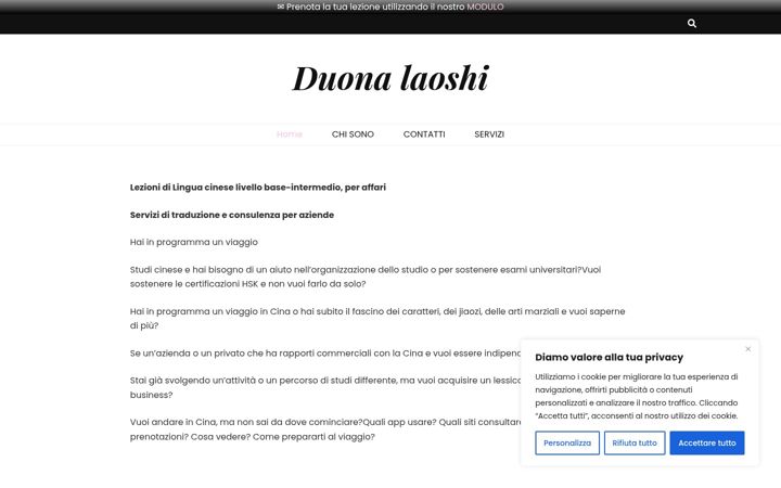Screenshot of duonalaoshi.com