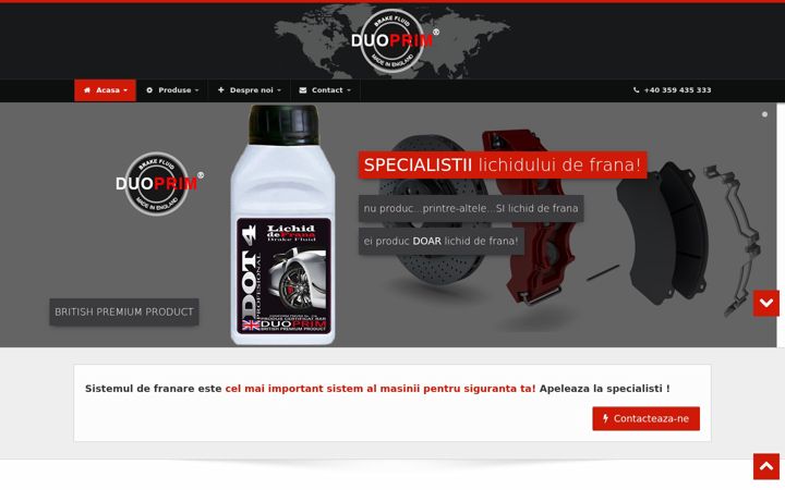 Screenshot of duoprim.ro