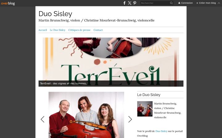 Screenshot of duosisley.fr