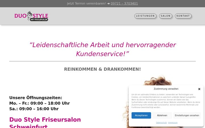 Screenshot of duostyle.de