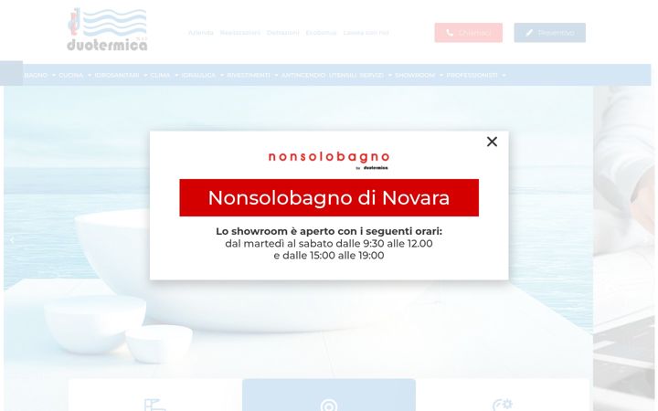Ekraanipilt saidist duotermica.it