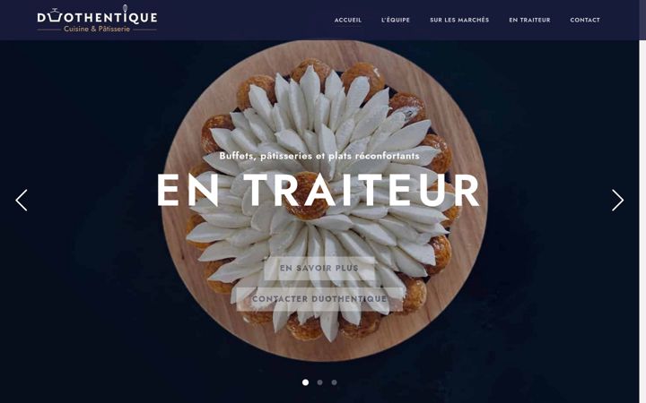Skärmbild av duothentique.fr
