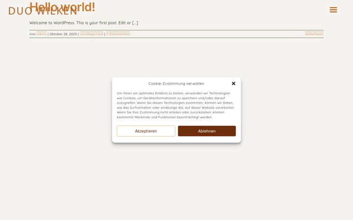 Screenshot of duowilken.de