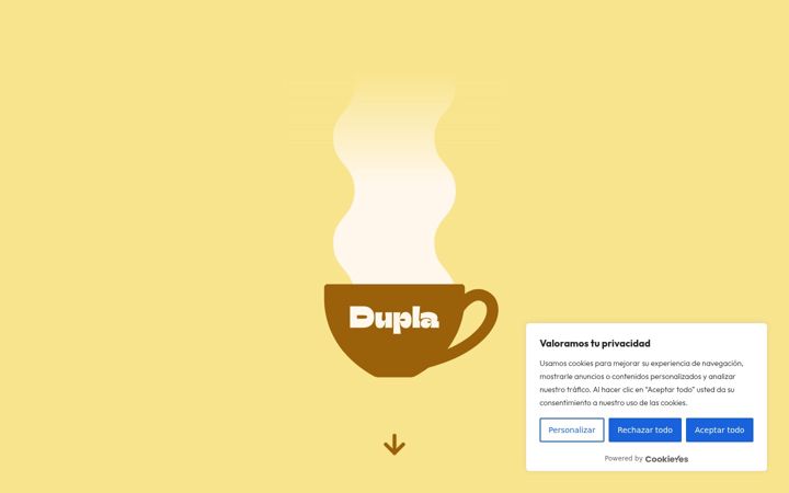 Screenshot of duplabilbao.com