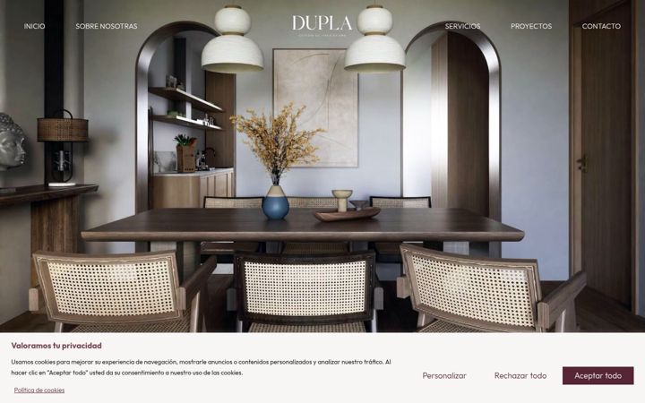 Screenshot of duplainteriorismo.com