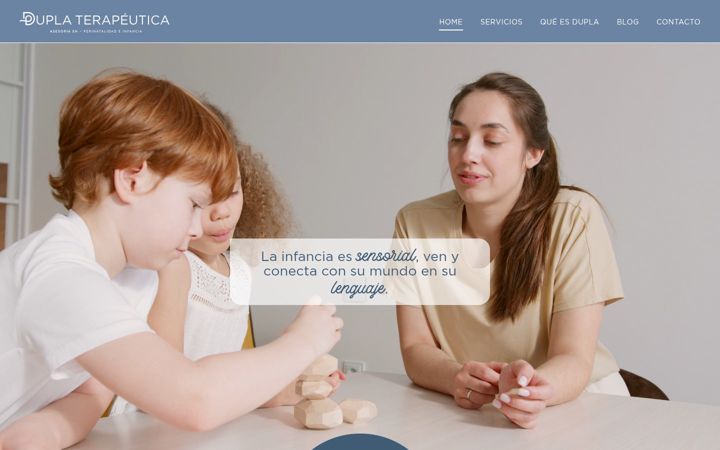 Screenshot of duplaterapeutica.com