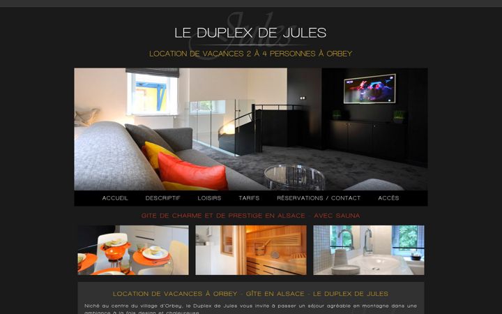 Screenshot of duplexdejules-alsace.com