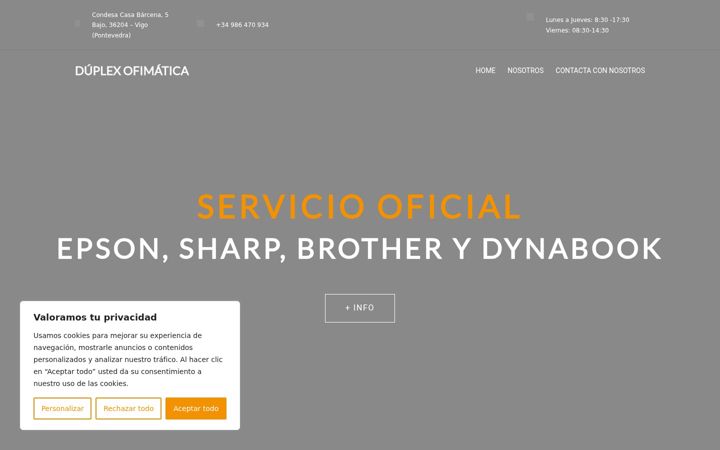 Screenshot of duplexofimatica.com