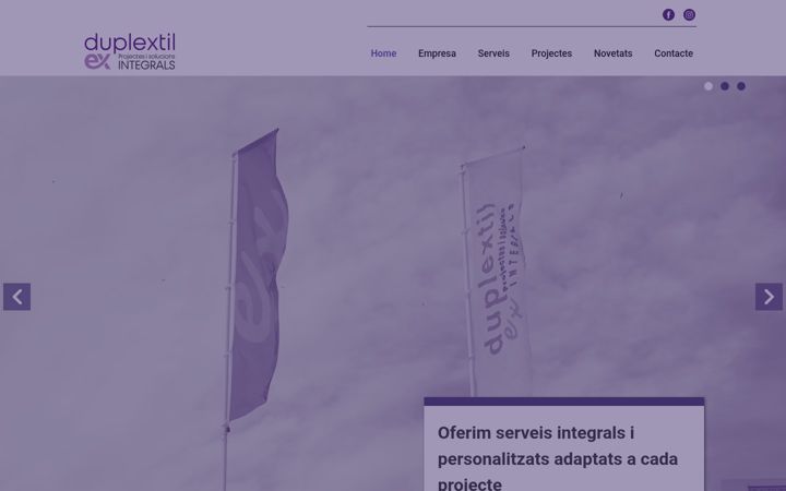 Screenshot of duplextil.com