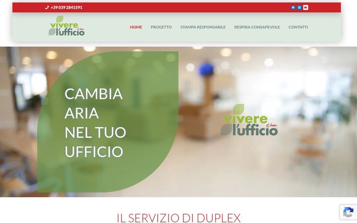 Screenshot of duplexviverelufficio.it