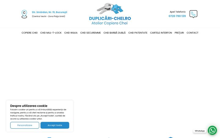 Screenshot of duplicari-chei.ro