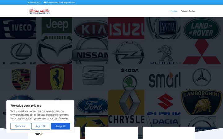 Screenshot di duplicazionichiaviauto.eu