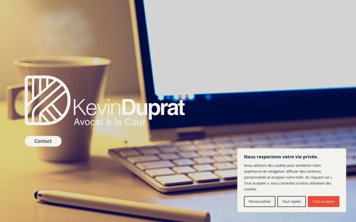 Screenshot of duprat-avocat.com