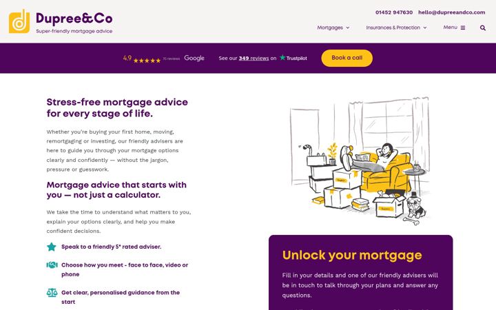 Screenshot of dupreeandco.com