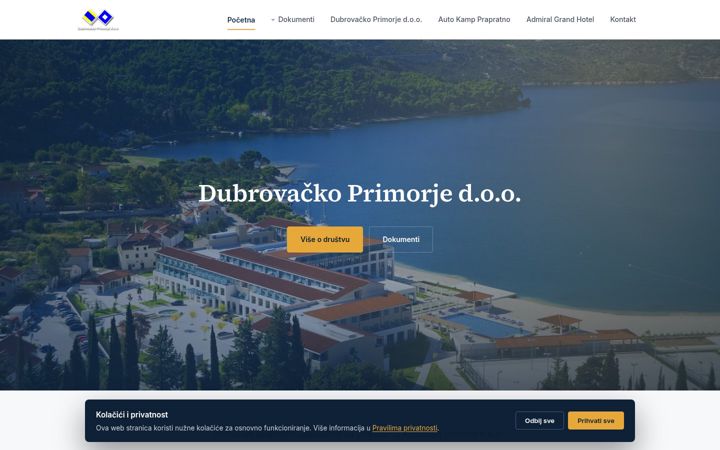Screenshot of duprimorje.hr
