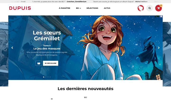 Screenshot of dupuis.com