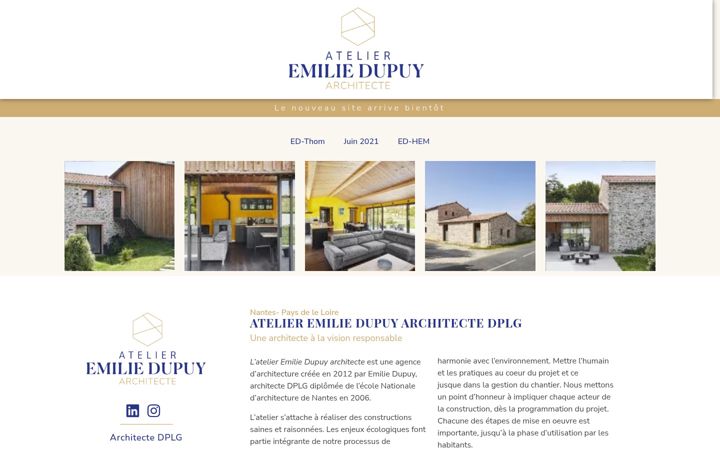Screenshot of dupuyarchitecte.com