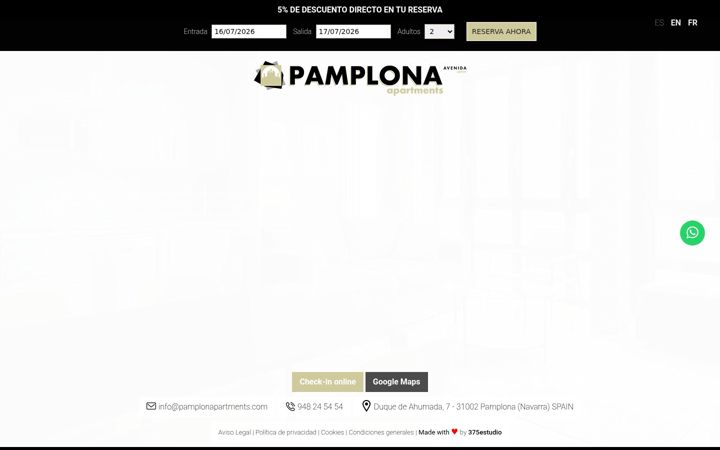 Ekrano kopija duqueahumadapartments.com