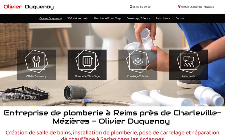 Ekrānuzņēmums no duquenoy-olivier.fr