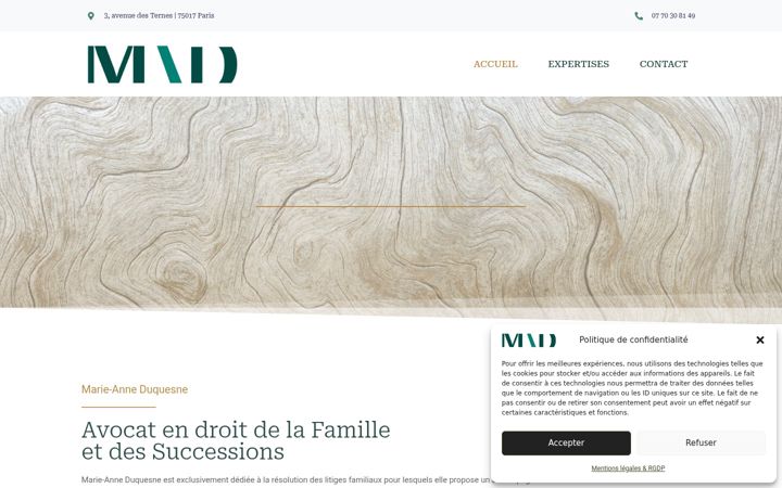 Screenshot of duquesne-avocat-famille.fr