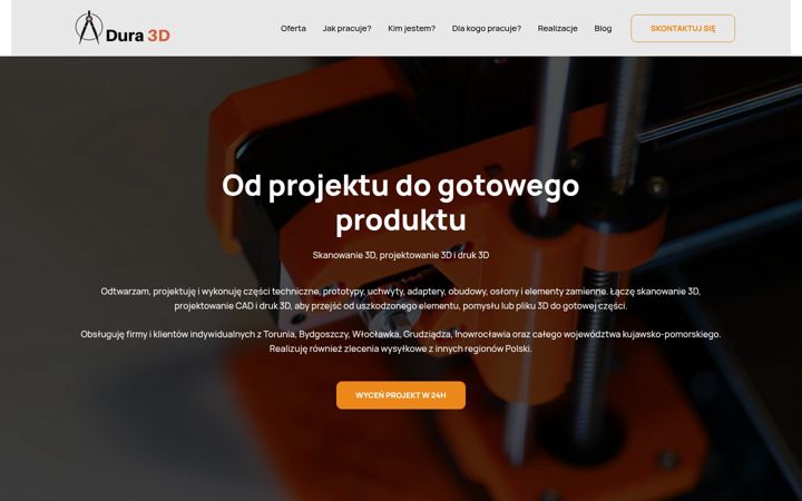 Captura de ecrã de dura3d.pl