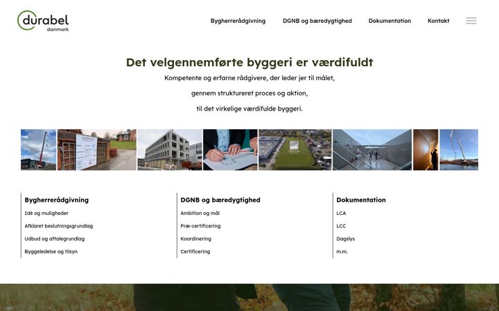 Skjámynd af durabel.dk