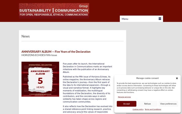 Screenshot of durabilitecommunication.com