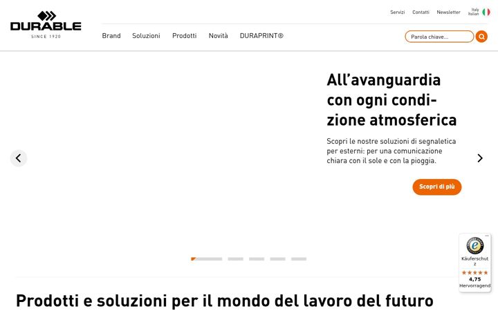Screenshot di durable.it