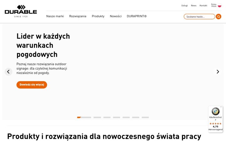 Captura de ecrã de durable.pl