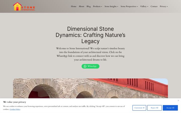 Screenshot of durablestones.com