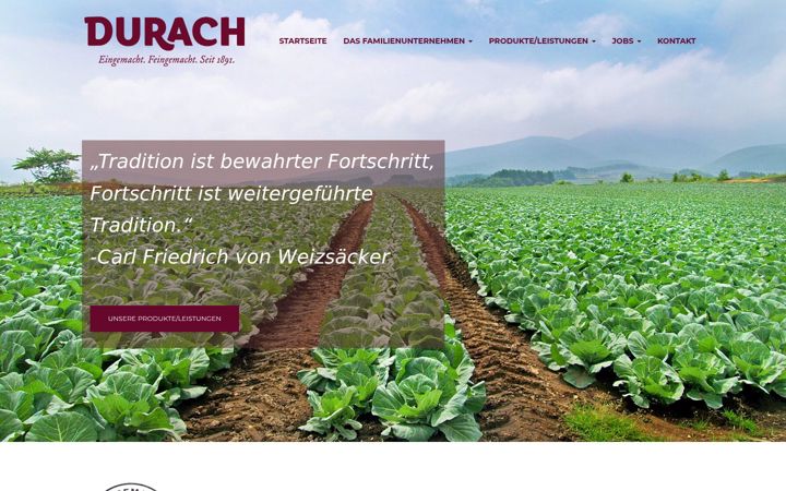 Screenshot of durach-konserven.de