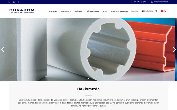 Екранна снимка на durakom.com.tr