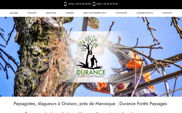 Screenshot of durance-forets-paysages.fr