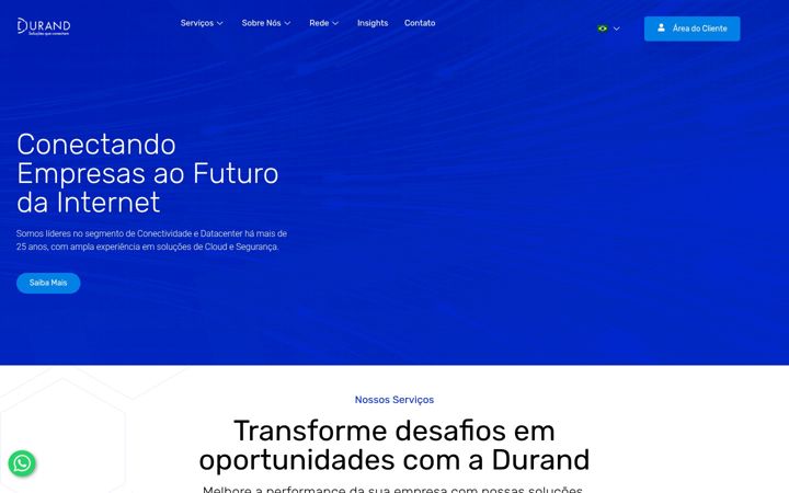 Screenshot of durand.com.br