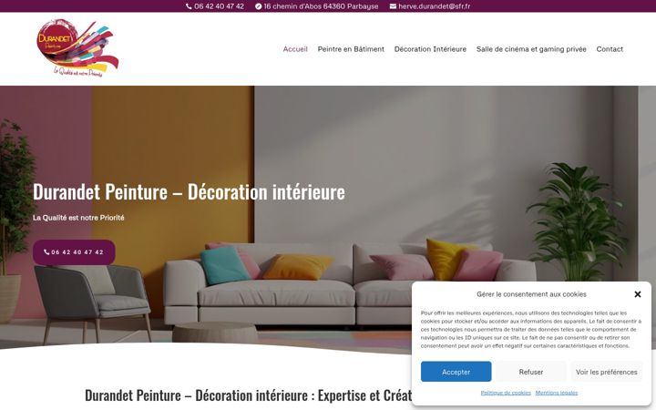 Screenshot of durandet-peinture-decoration.fr